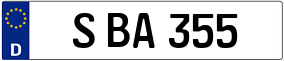 Truck License Plate
